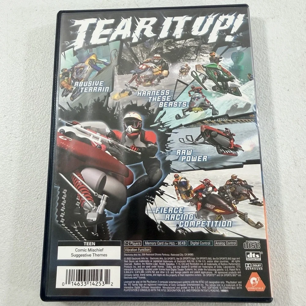 Sled Storm PS2 Sony‎ PlayStation 2 2002 Complete CIB W/ Reg Card TESTED
